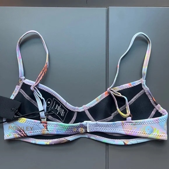 Cynthia Rowley blue ombre butterfly print neoprene swimsuit - Picture 3 of 11